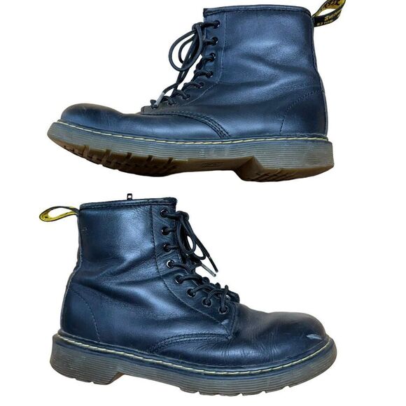 Dr Martens AW004 Black Delaney Leather Side Zip Boots Mens Size US 4 Womens US 5 - Picture 7 of 10